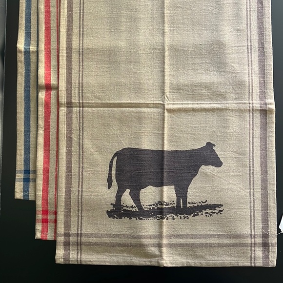 Farm Fresh collection: Mason jar coasters rooster/cow/pig silhouette on cork-New - Picture 10 of 16